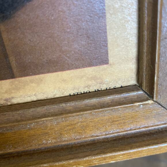 Henry Sandler Lithographic print home decor still life wood frame wall decor - Picture 6 of 10